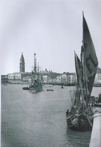 View of the Grand Canal by Italian Photographer